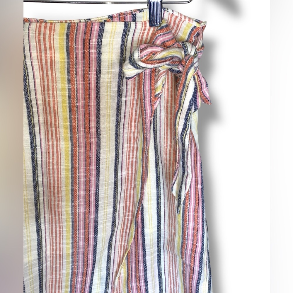 Free Peaople Striped Wrap Skirt - Picture 7 of 12